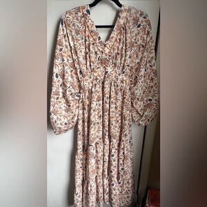 Never worn, Maxi fall dress by Flying Tomato. Size medium